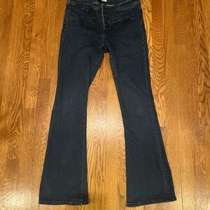 Free People button fly flare W30